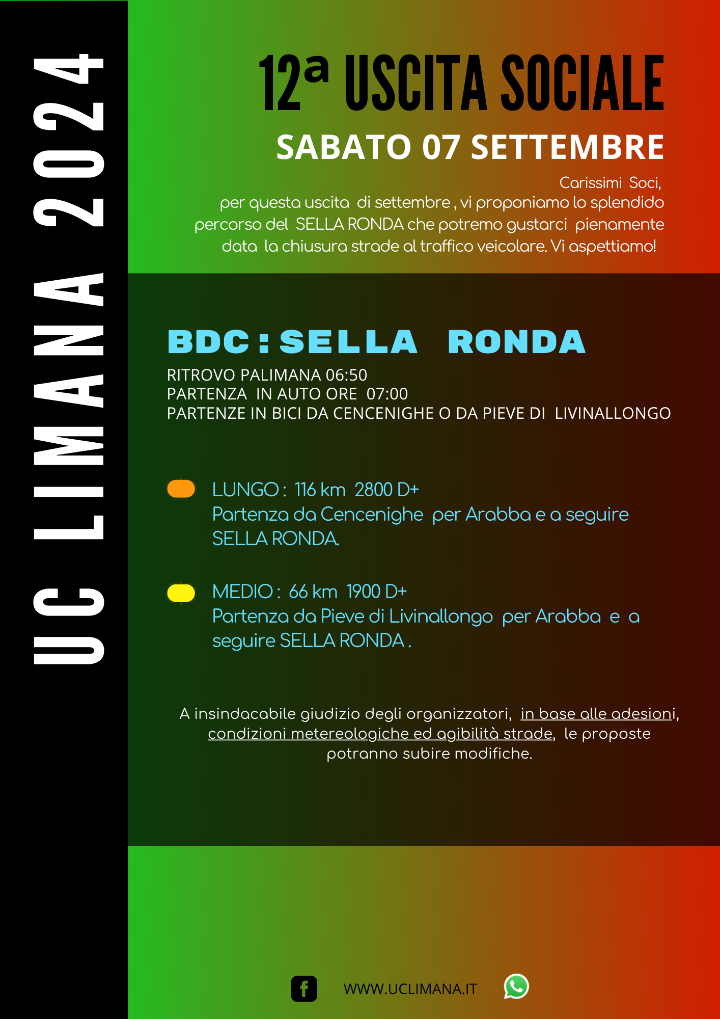 12° USCITA UC Limana 2024