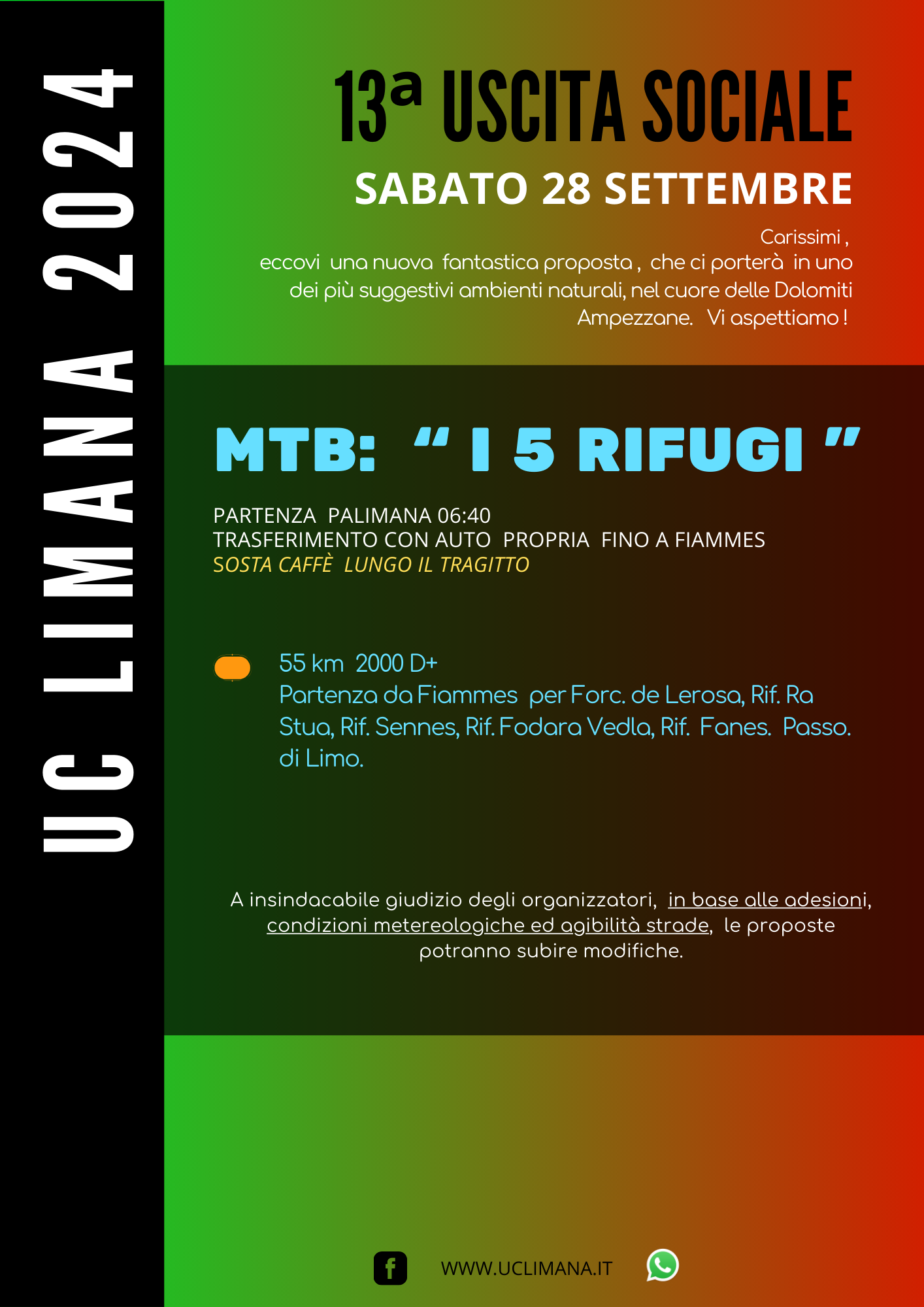 13° USCITA UC Limana 2024