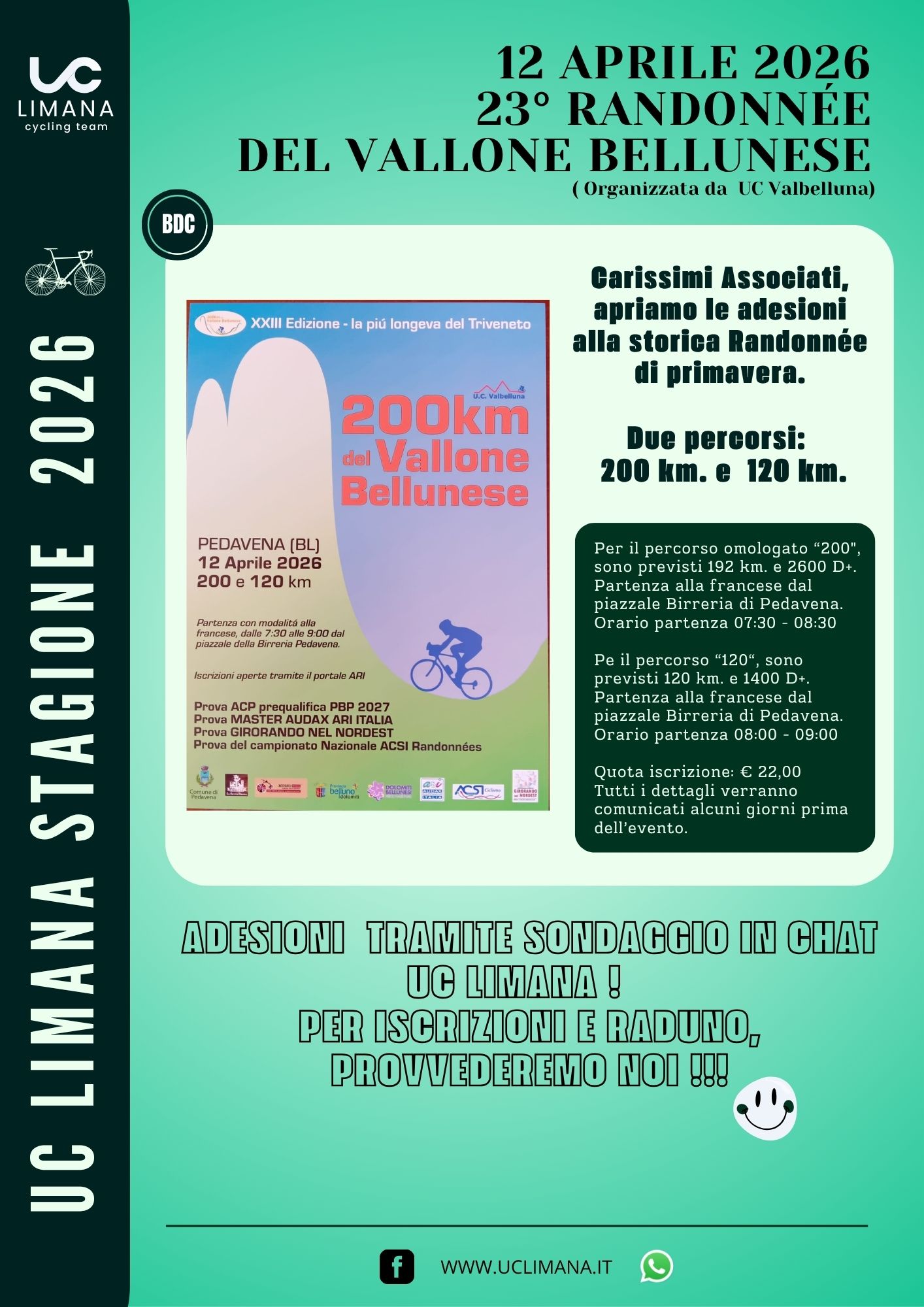 RANDONE’E 12 APRILE 2026