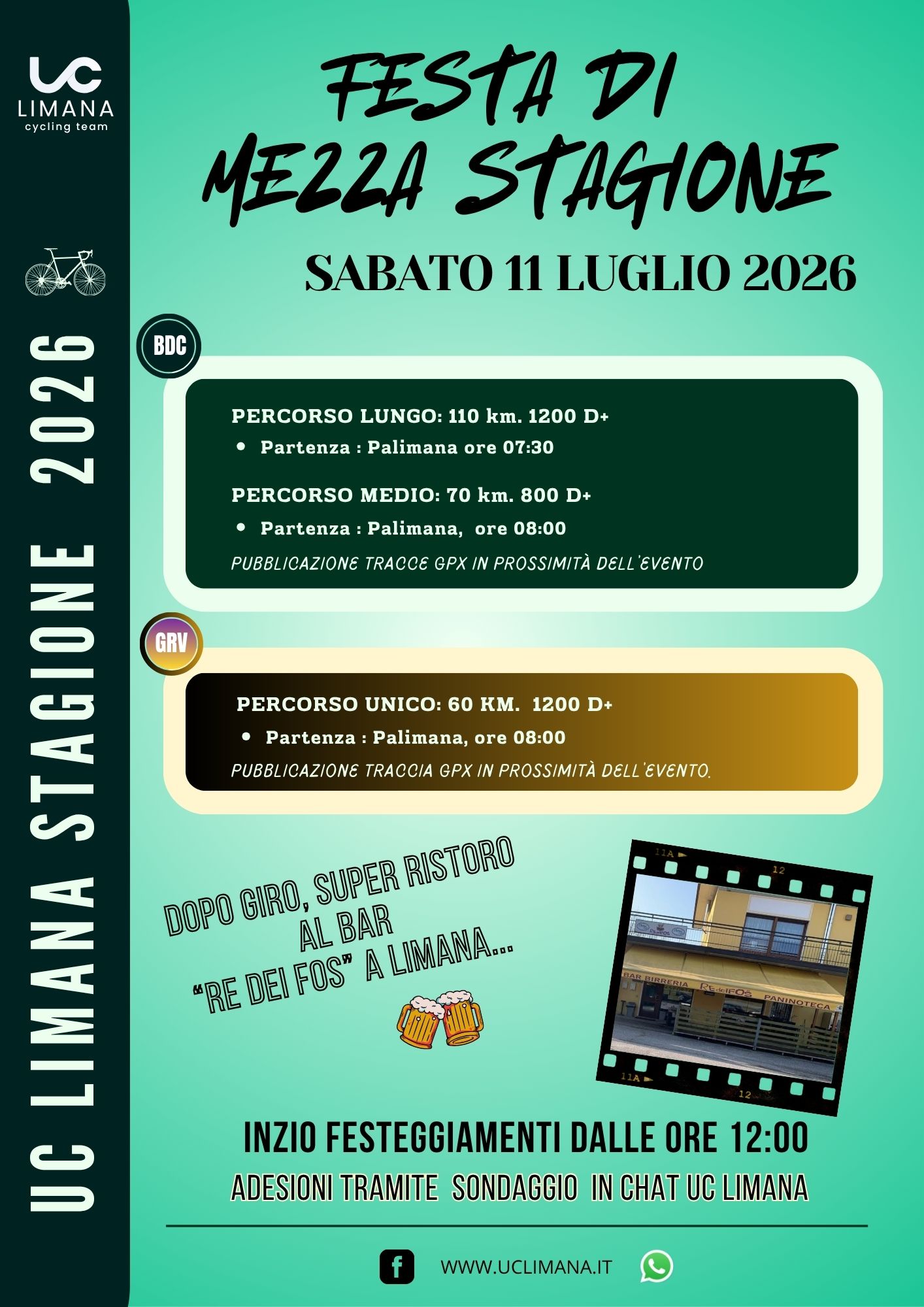 festa di mezza stagione 11 luglio 2026